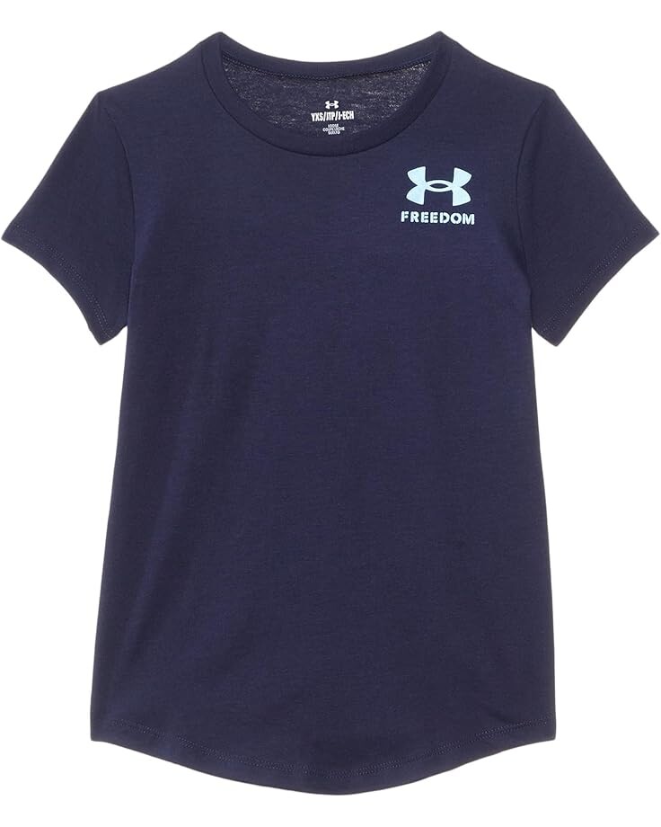 

Толстовка Under Armour Kids Freedom Flag T-Shirt, цвет Midnight Navy/Sky Blue