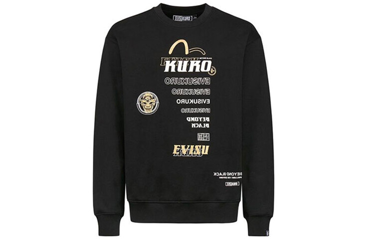

Толстовка мужская черная Evisu, черный