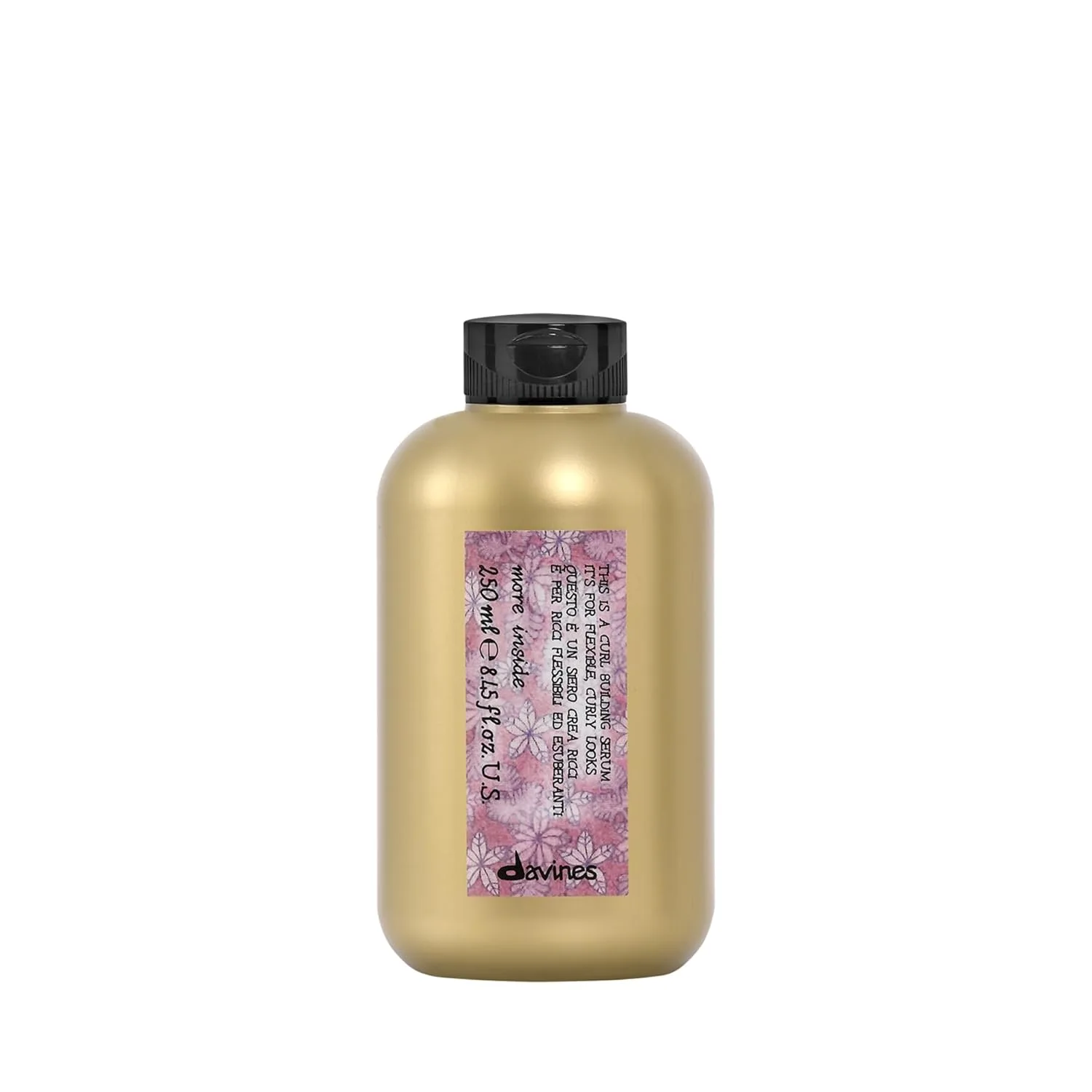 Davines This Is A Curl Building Serum, средняя фиксация для определения и эластичности кудрей - упругие, блестящие, увлажненные, устойчивые к влажности локоны, блокирует пушистость, для вьющихся волос