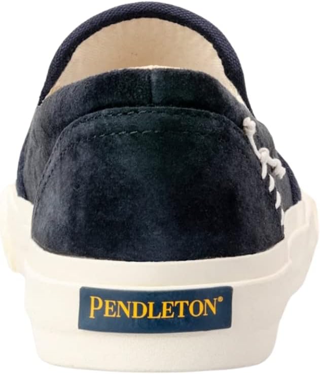 Мужские слипоны PENDLETON Rover из замши - 100 замшевая кожа с подошвой из кристаллической резины для непревзойденного комфорта, Asphalt — фото 3