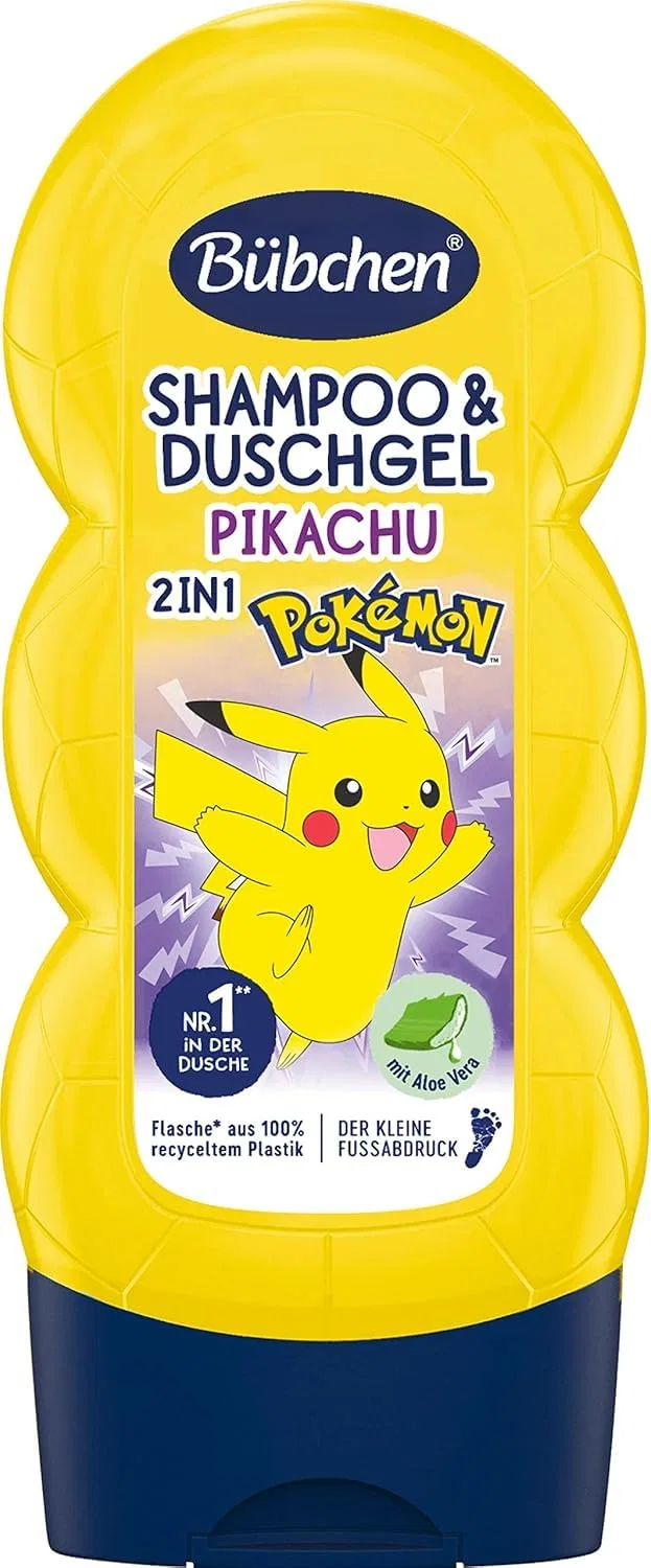 Детский шампунь и гель для душа 2-в-1 «Pokémon Pikachu Edition» от Bübchen Bübchen — фото 2