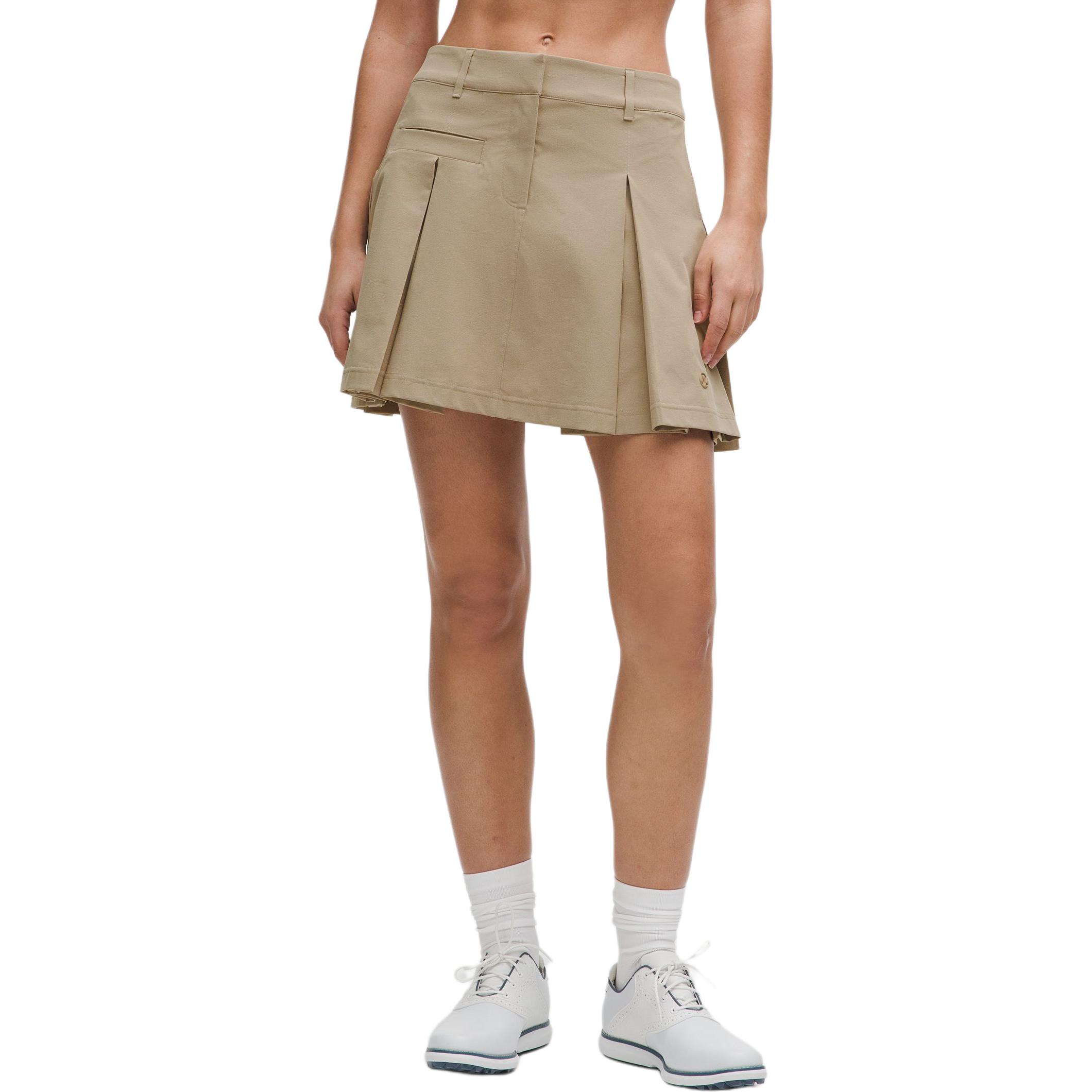 

Повседневная короткая юбка женская Lululemon, коричневый