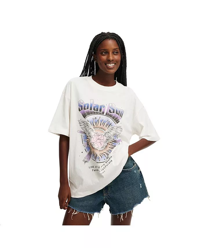 

Женская футболка The Boxy Graphic Tee COTTON ON, белый