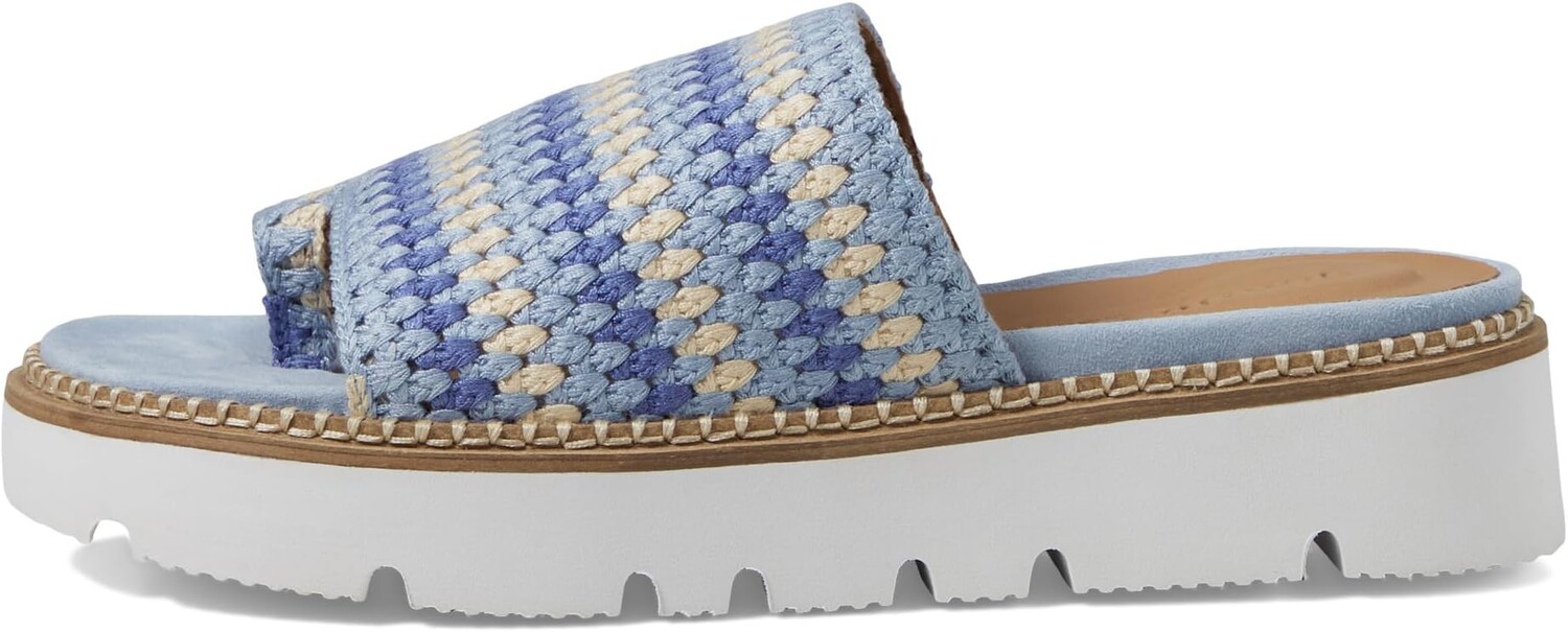 Сандалии Gentle Souls by Kenneth Cole Lavern, цвет Blue Multi Fabric — фото 4