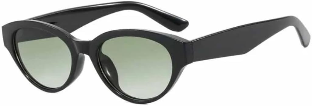 

Солнцезащитные очки с защитой UV400 | Dohohdo «Кошачий глаз» с разноцветными линзами | для женщин и мужчин, для занятий спортом на открытом воздухе и вождения DSVIGF, Black Green