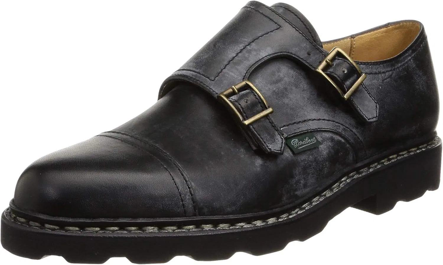 Монах-лоферы Paraboot, черный