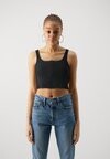 

Топ NMEDDA WASH ZIP CROP Noisy May, черный