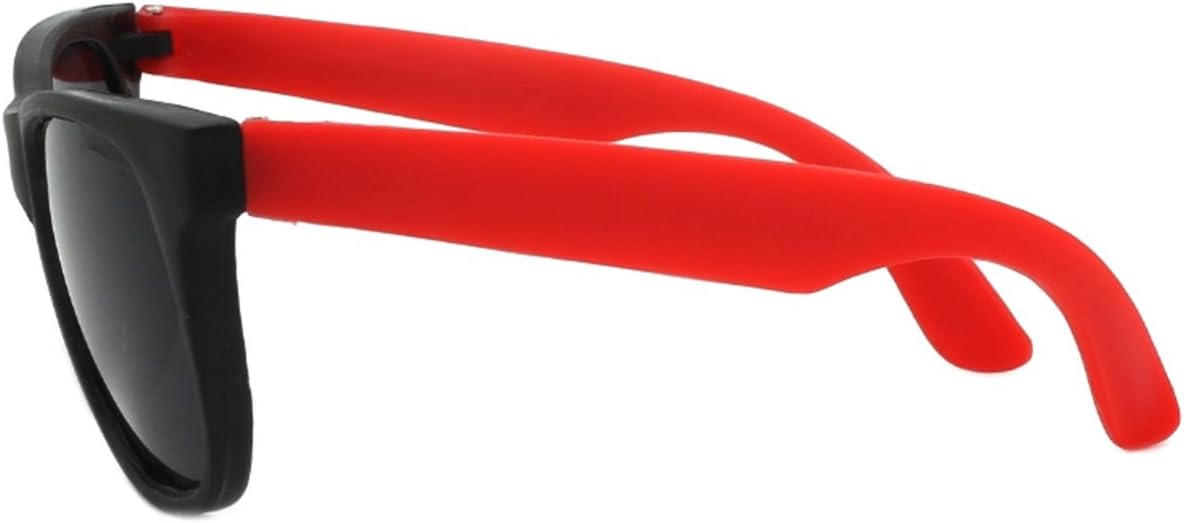 

EDGEIWEAR, набор из 12 неоновых солнцезащитных очков в стиле 80-х для вечеринок, размеры для взрослых и детей, сертифицированы по стандарту CPSIA, не содержат свинца (Pb), Black Frame / Red Temple