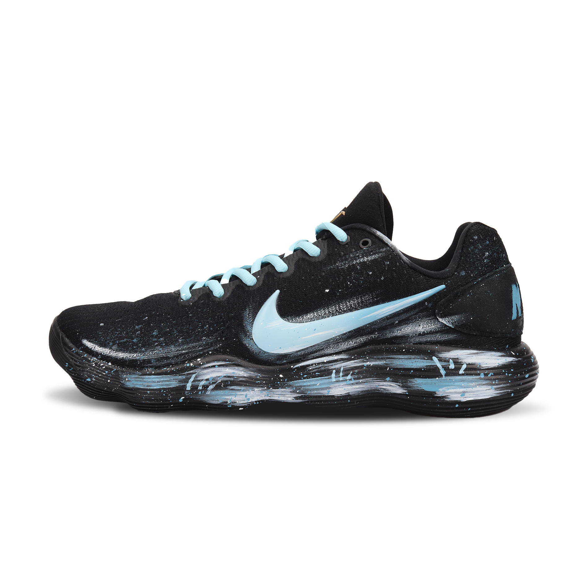

Nike Баскетбольные кроссовки Hyperdunk 2017 с амортизацией, износостойкие, низкие, мужские, синие