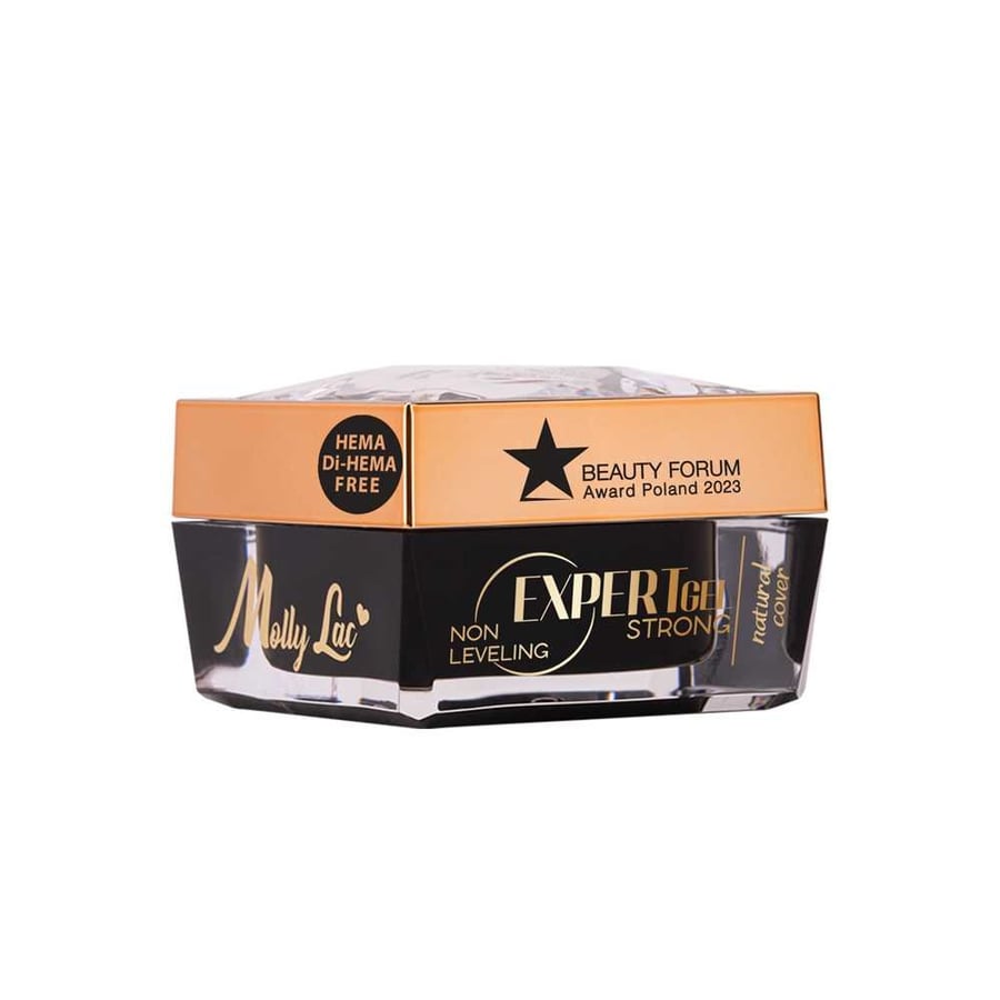 Expert Gel Strong натуральный гель для наращивания ногтей от Monika Mielniczuk MollyLac без HEMA/Di-HEMA 15 г — фото 4