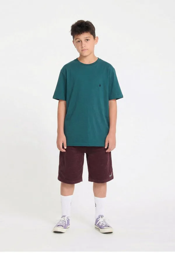Заготовки для футболок tee stone, базовая футболка Volcom, Rifle Green