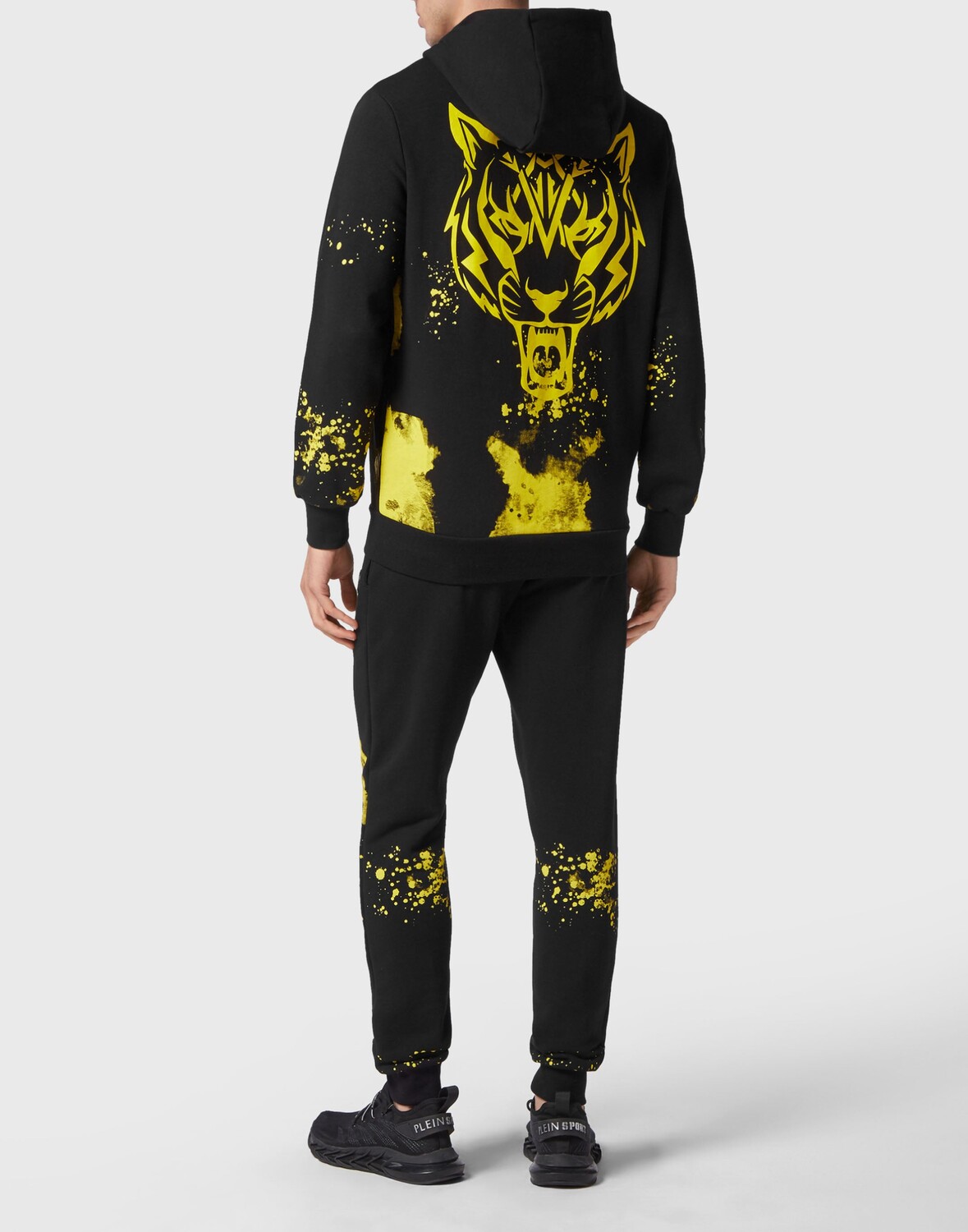 

Спортивный костюм для бега: Топ/Брюки Tiger Plein Sport, цвет Black/Yellow Fluo
