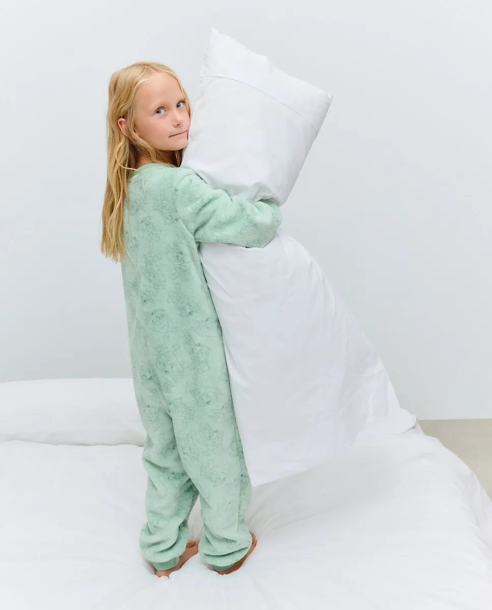 

Детский комбинезон с голубым фантазийным принтом Cotton Juice