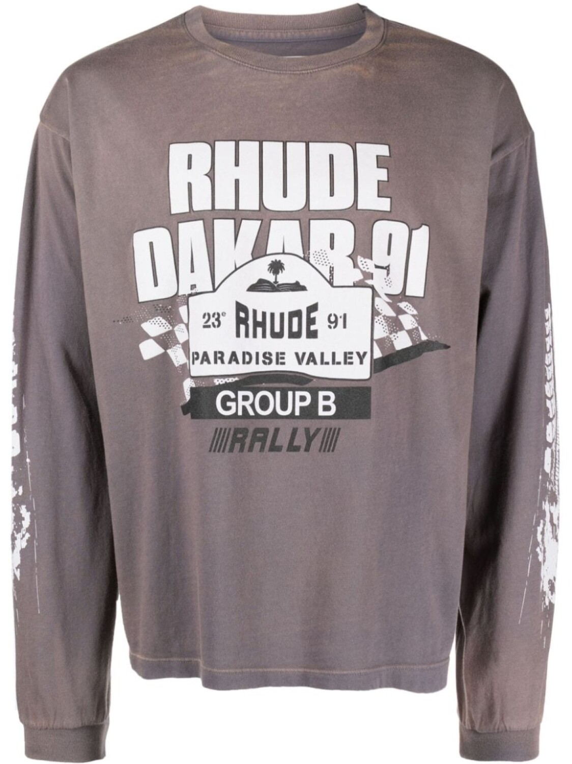 

Лонгслив Dakar 91 RHUDE, серый