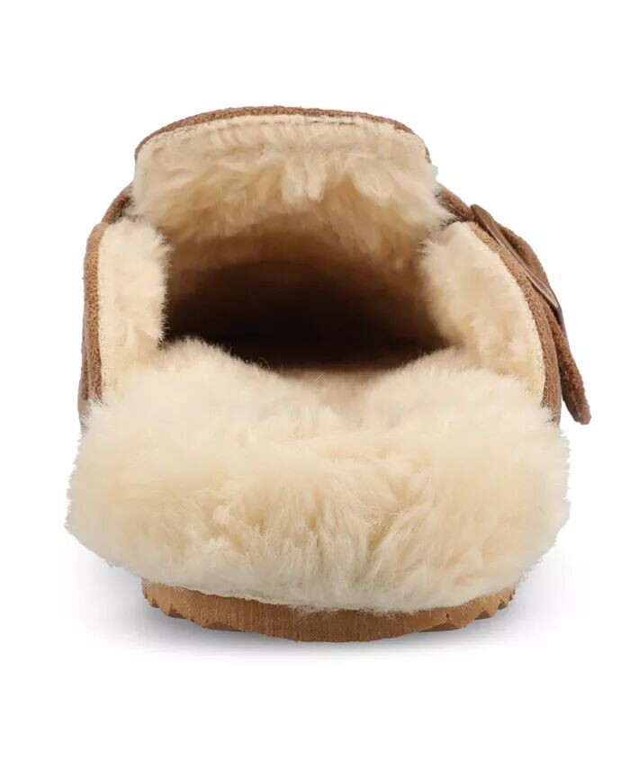 Женские сабо Ardenn Slip On Journee Collection, коричневый/бежевый — фото 3