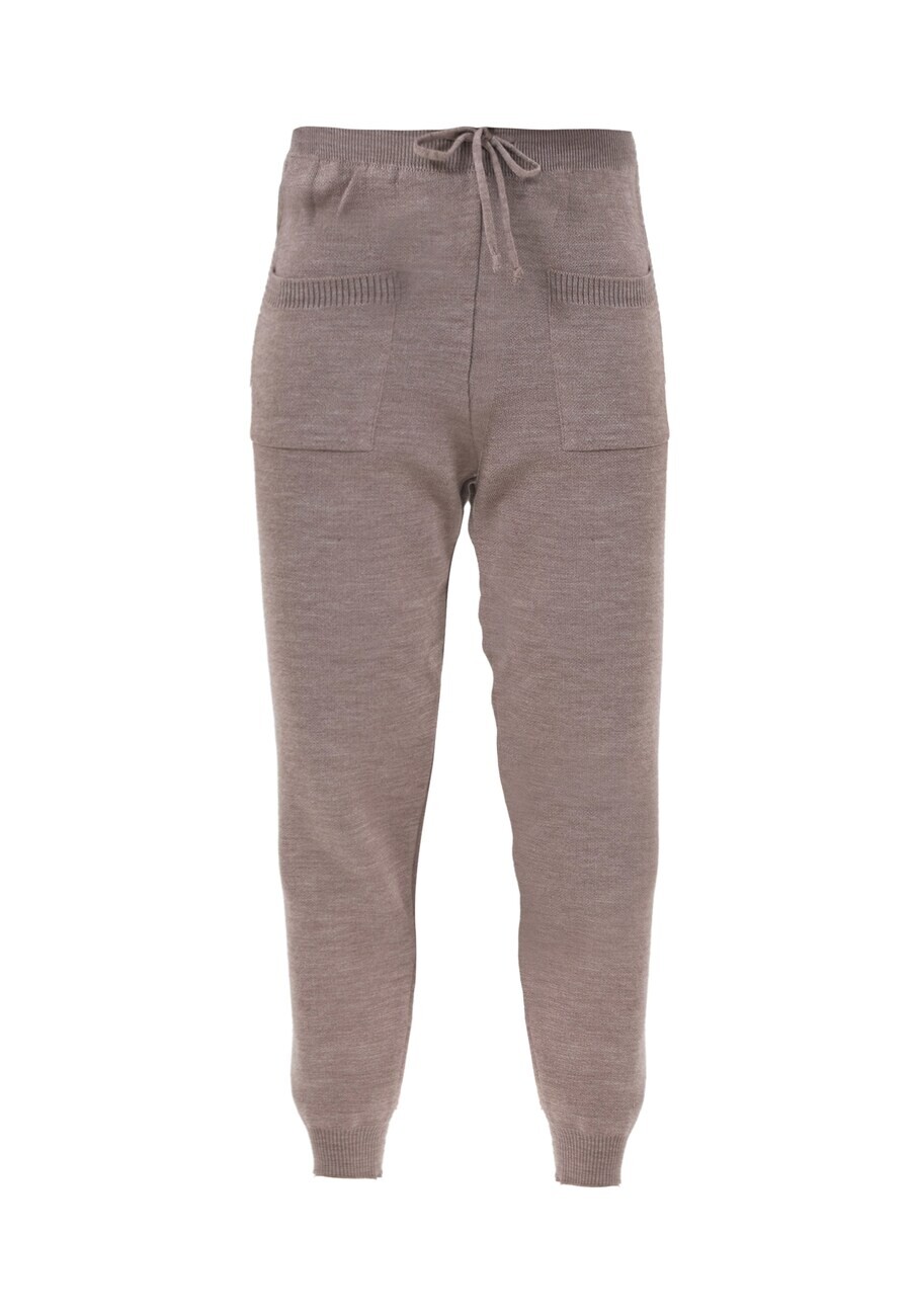 

Тканевые брюки Jimmy Sanders Tapered Pants, серо-коричневый
