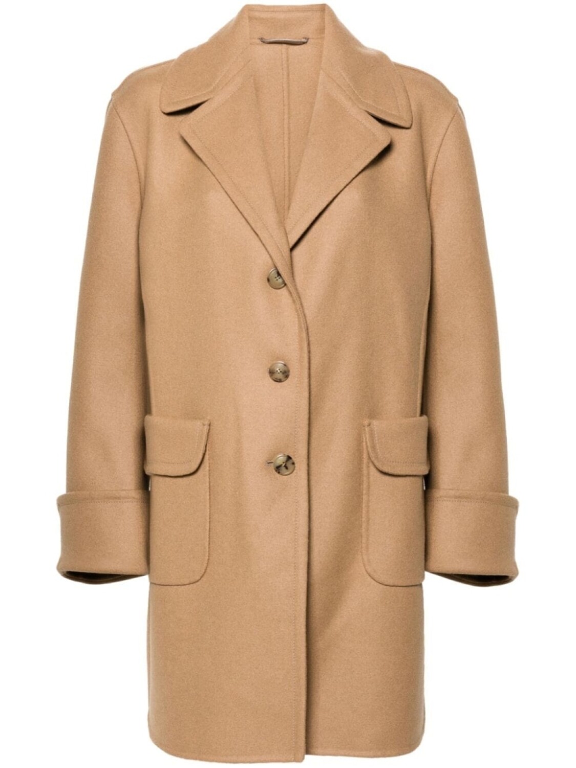 

Ermanno Scervino однобортное пальто, нейтральный цвет