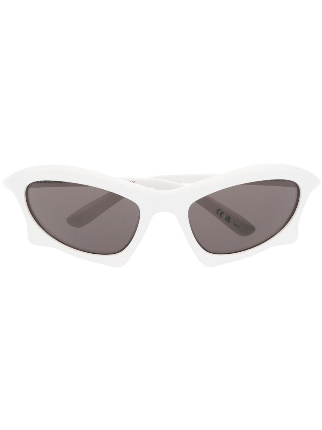 

Balenciaga Eyewear затемненные солнцезащитные очки в оправе 'кошачий глаз', белый