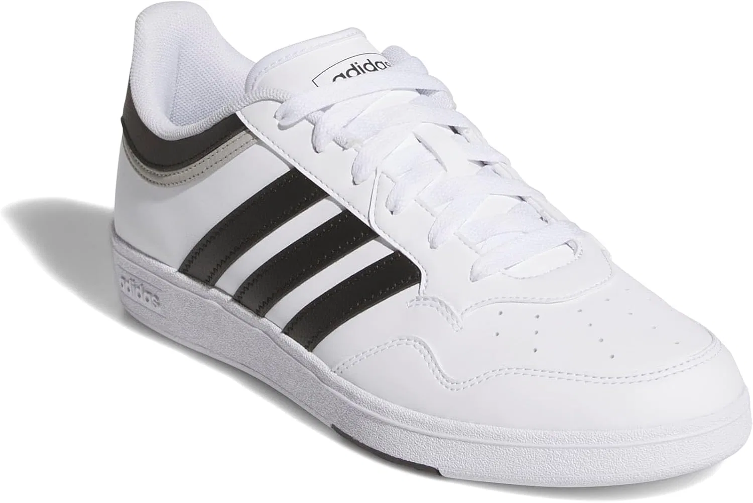 Мужские баскетбольные кроссовки Adidas Hoops 4.0, Cloud White Core Black Grey Two — фото 3