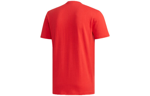 Футболка neo m cs ris tee sports short sleeve red Adidas, красный — фото 2