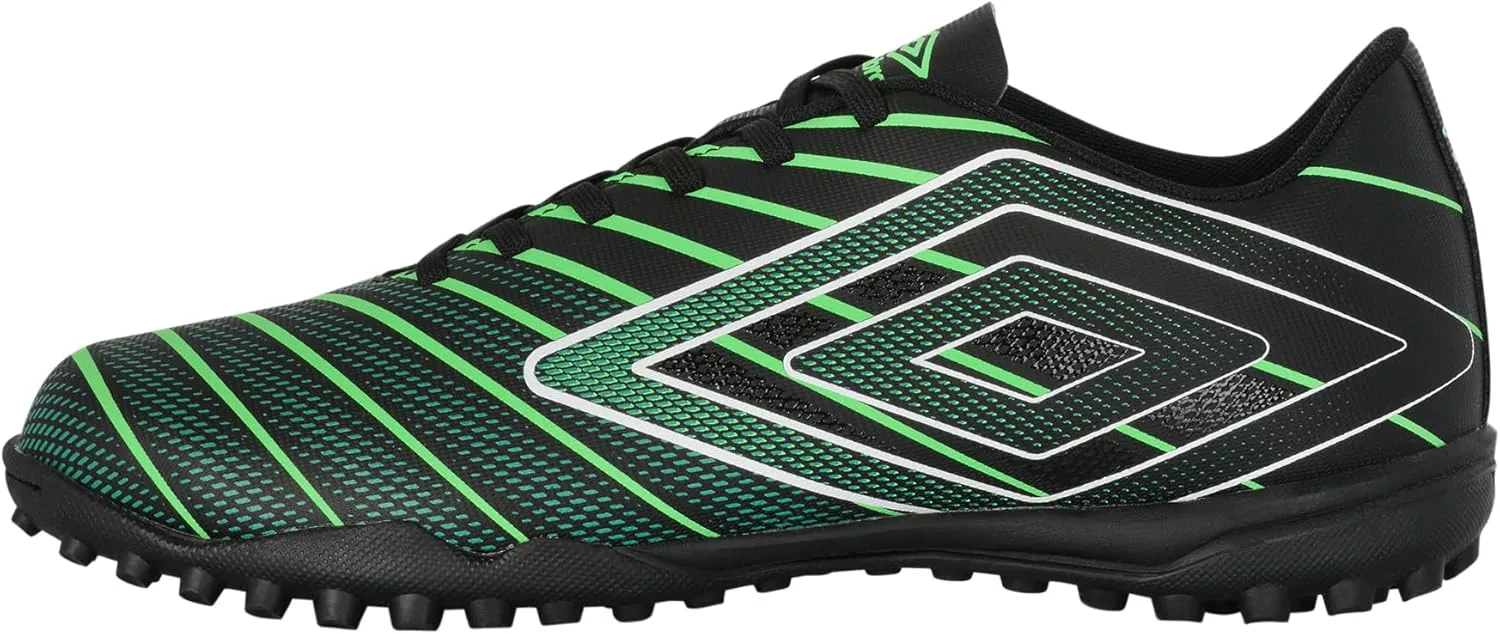 Мужские бутсы Umbro Velocita Elixir League Tf, черный/зеленый/белый — фото 2