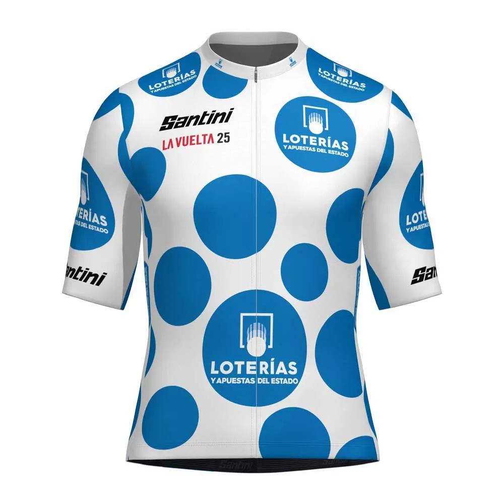 

Джерси Santini La Vuelta Mountain Leader short sleeve, белый