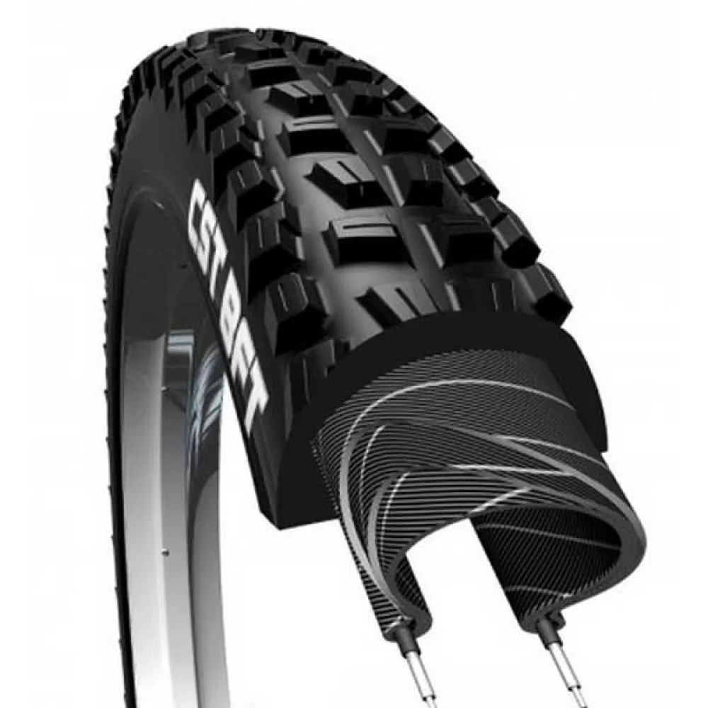 

Шина для горного велосипеда CST BFT 60 TPI Tubeless 27.5´´ x 2.40, серебряный