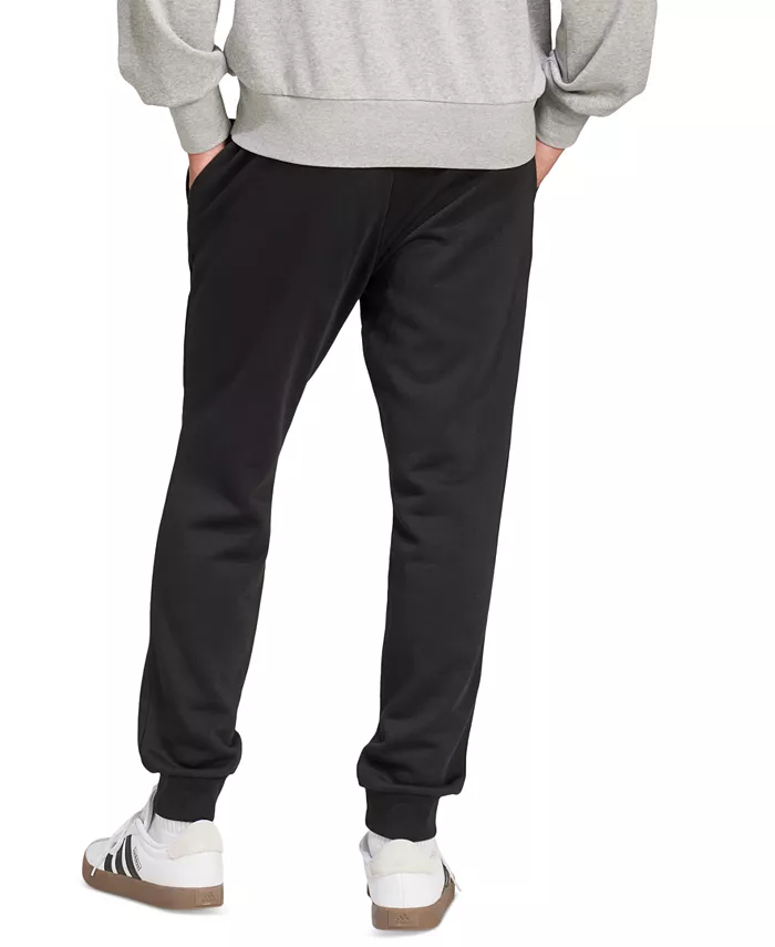 Мужские базовые брюки FeelCozy из флиса Adidas, черный — фото 2