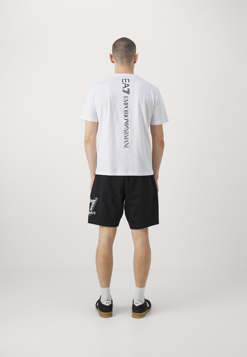 

Футболка с принтом EA7 Emporio Armani, bianco