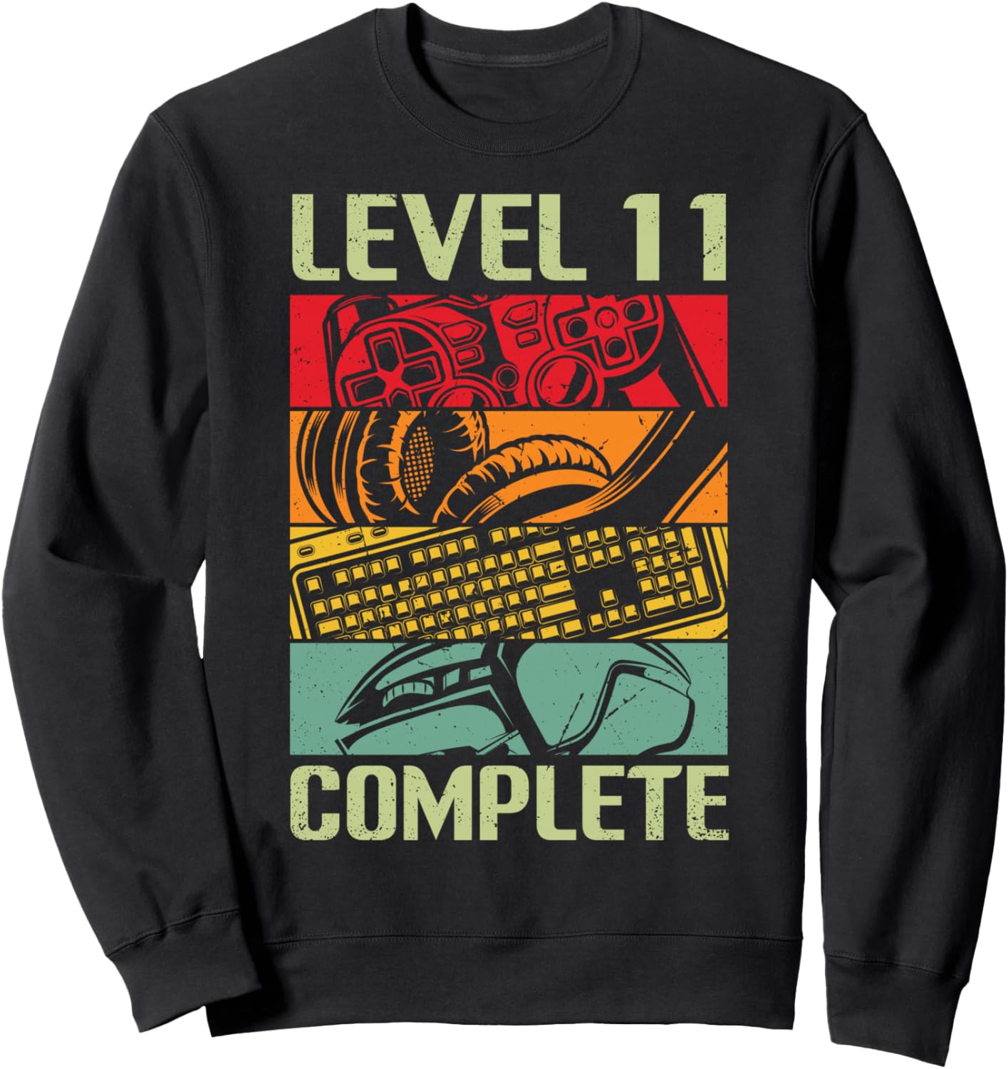 

Толстовка Level 11 Totally Cool Video Gamer для мальчика на 11-й день рождения Cool Birthday Gamer Designs, черный