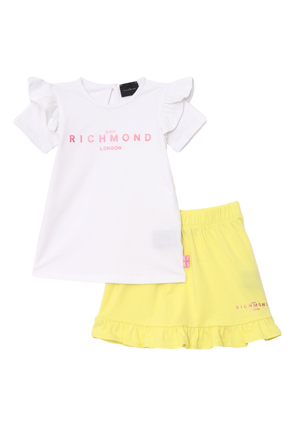 

Футболка с принтом GILLYNA SET Richmond, слоновая кость