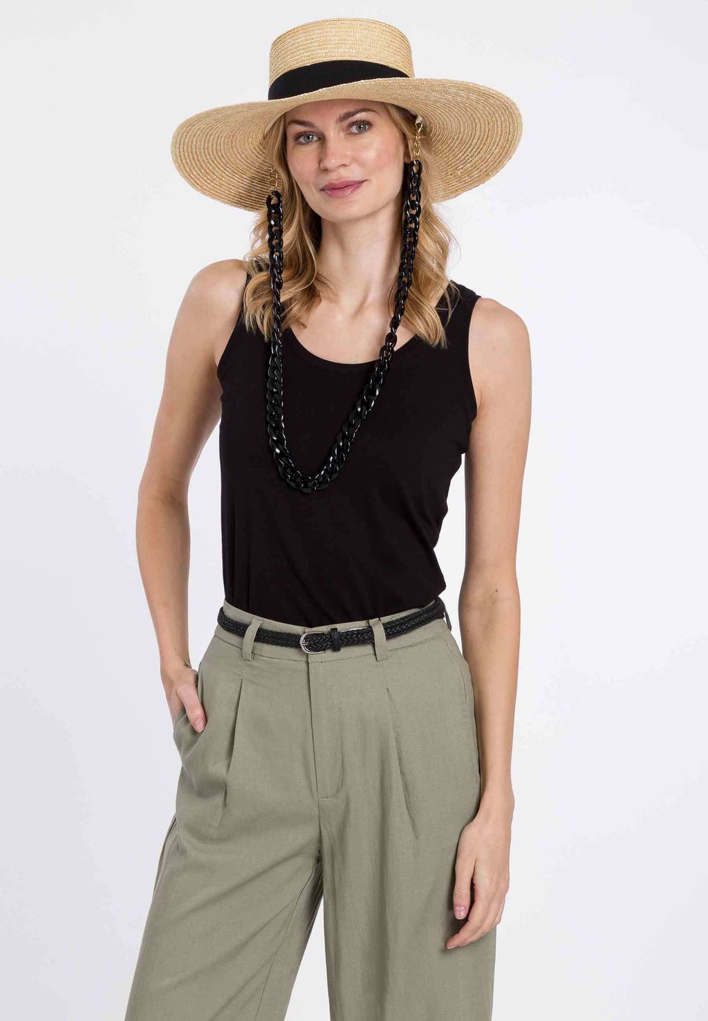 

Шляпа SUMMER CHAIN STRAP Loevenich, песочный