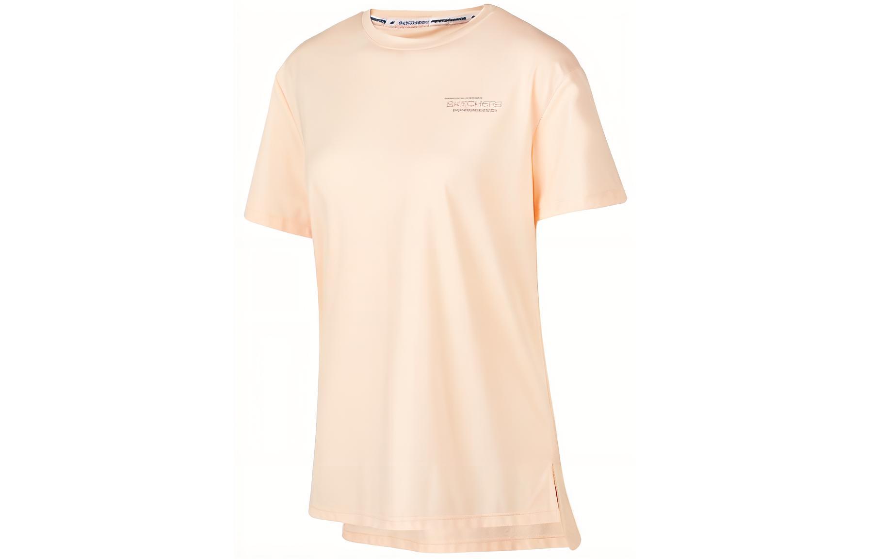 

Skechers Футболка женская мягкая светло-розовая, Розовый, Skechers Футболка женская мягкая светло-розовая