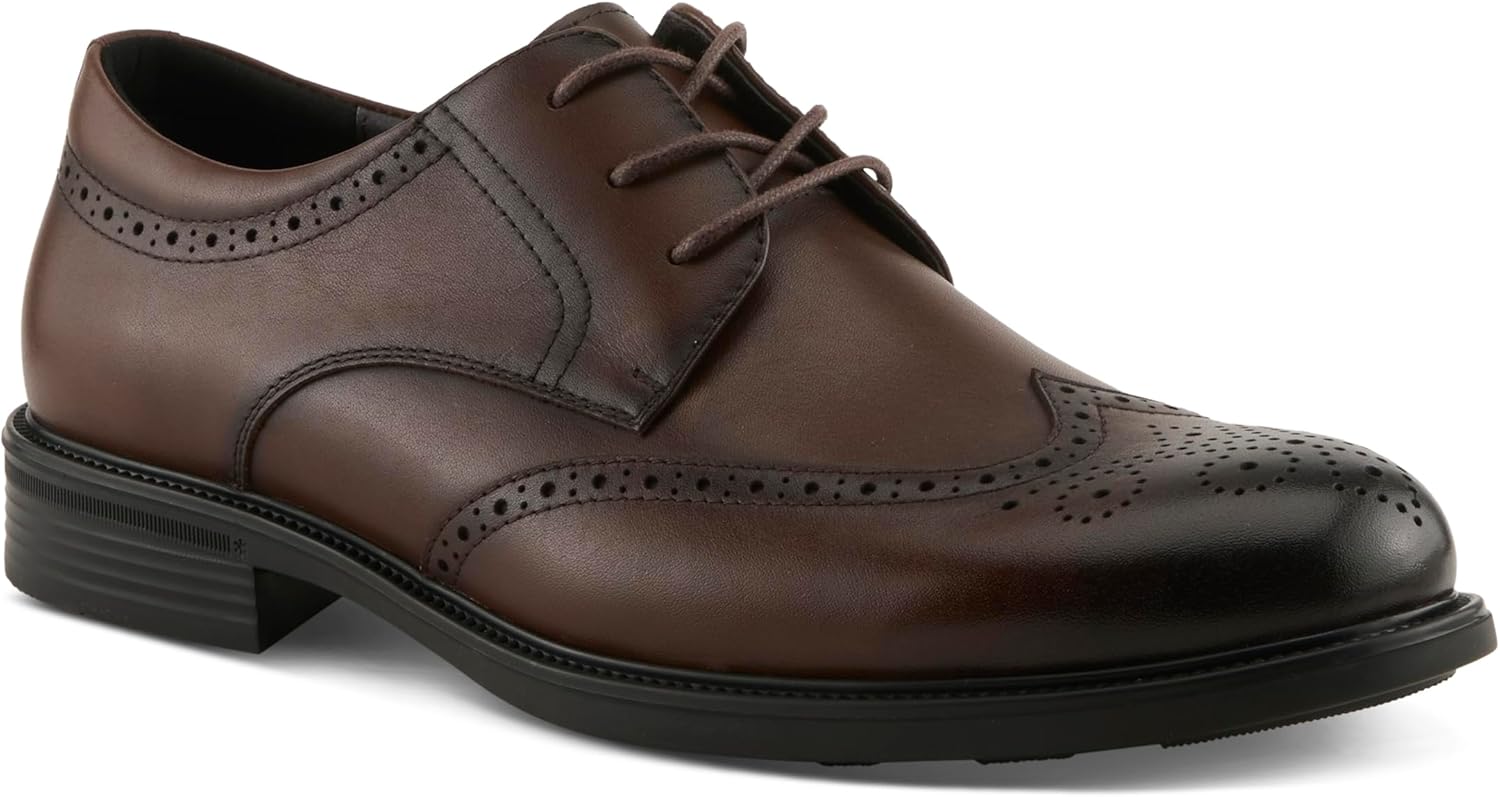Мужские оксфорды Spring Step KOTAN - классические туфли на шнуровке с каблуком, темно-коричневый — фото 2