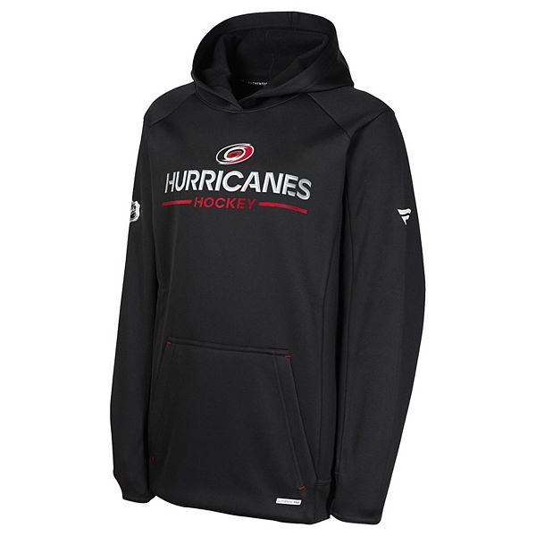 Черный худи Carolina Hurricanes Authentic Pro Rink Raglan Fanatics — фото 3