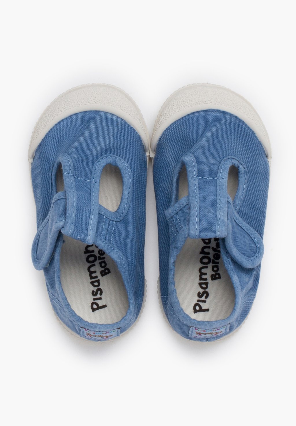 Балетки с ремешком PEPITOS PUNTERA BAREFOOT LAVADA Pisamonas, темно-синий — фото 3