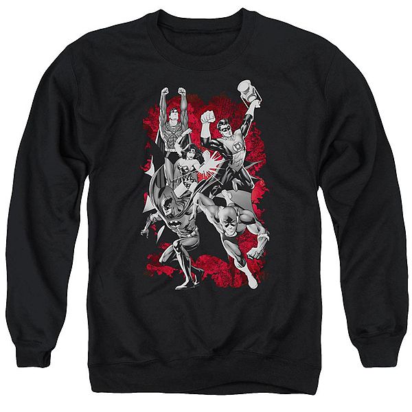 

Толстовка adult crewneck justice league of america explosion Licensed Character
