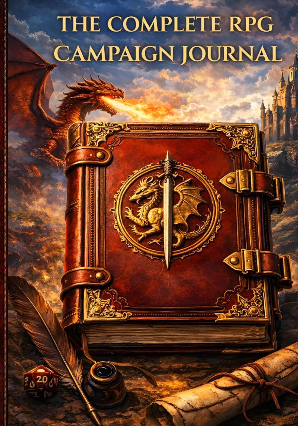 

The Complete RPG Campaign Journal: All-in-One Character Sheet, Spell Tracker, Game Master Planner & Adventure Log for RPG- 200+ Pages (Independently published)