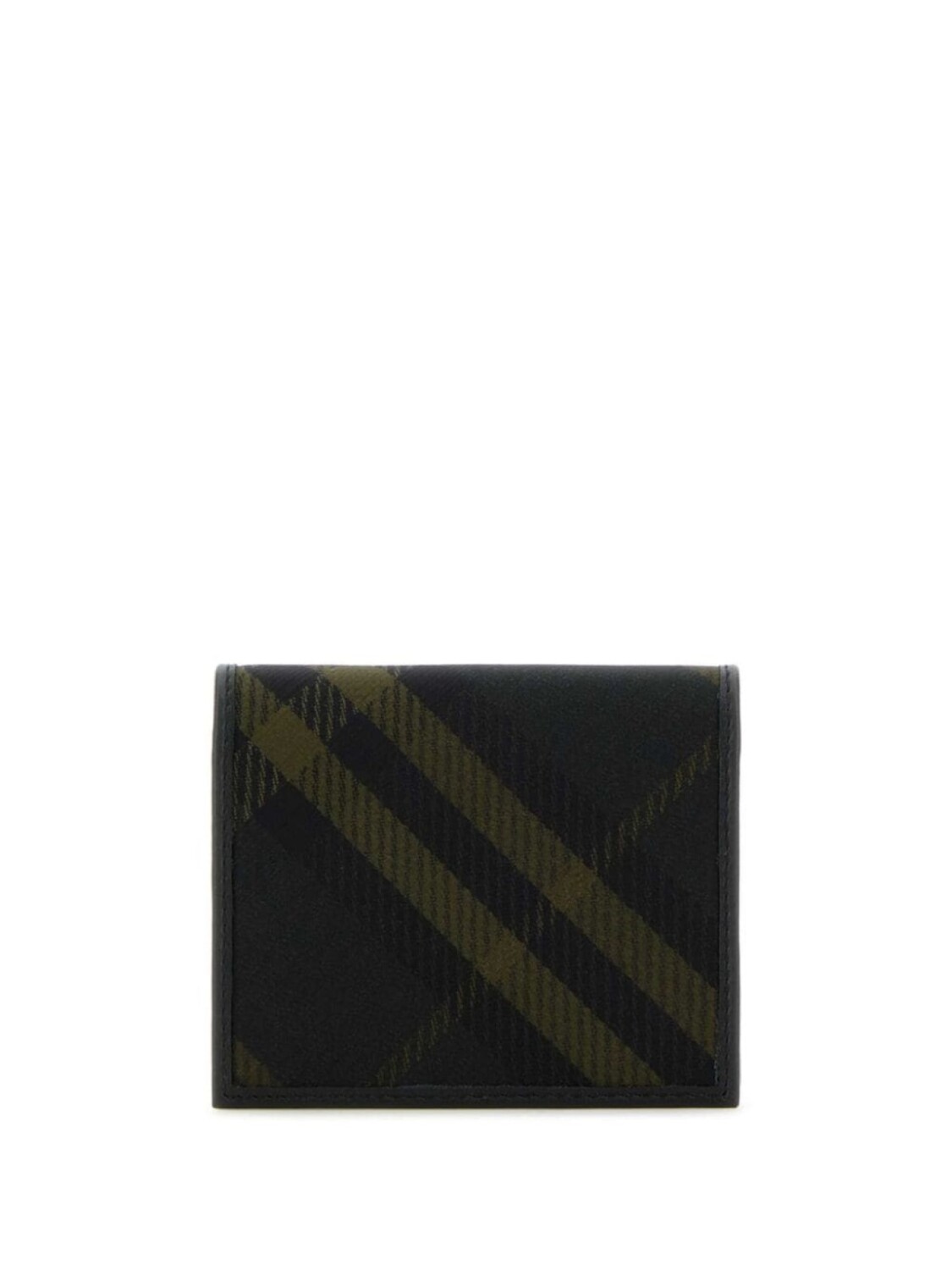 

Бумажник из холста с чековым принтом Burberry, коричневый