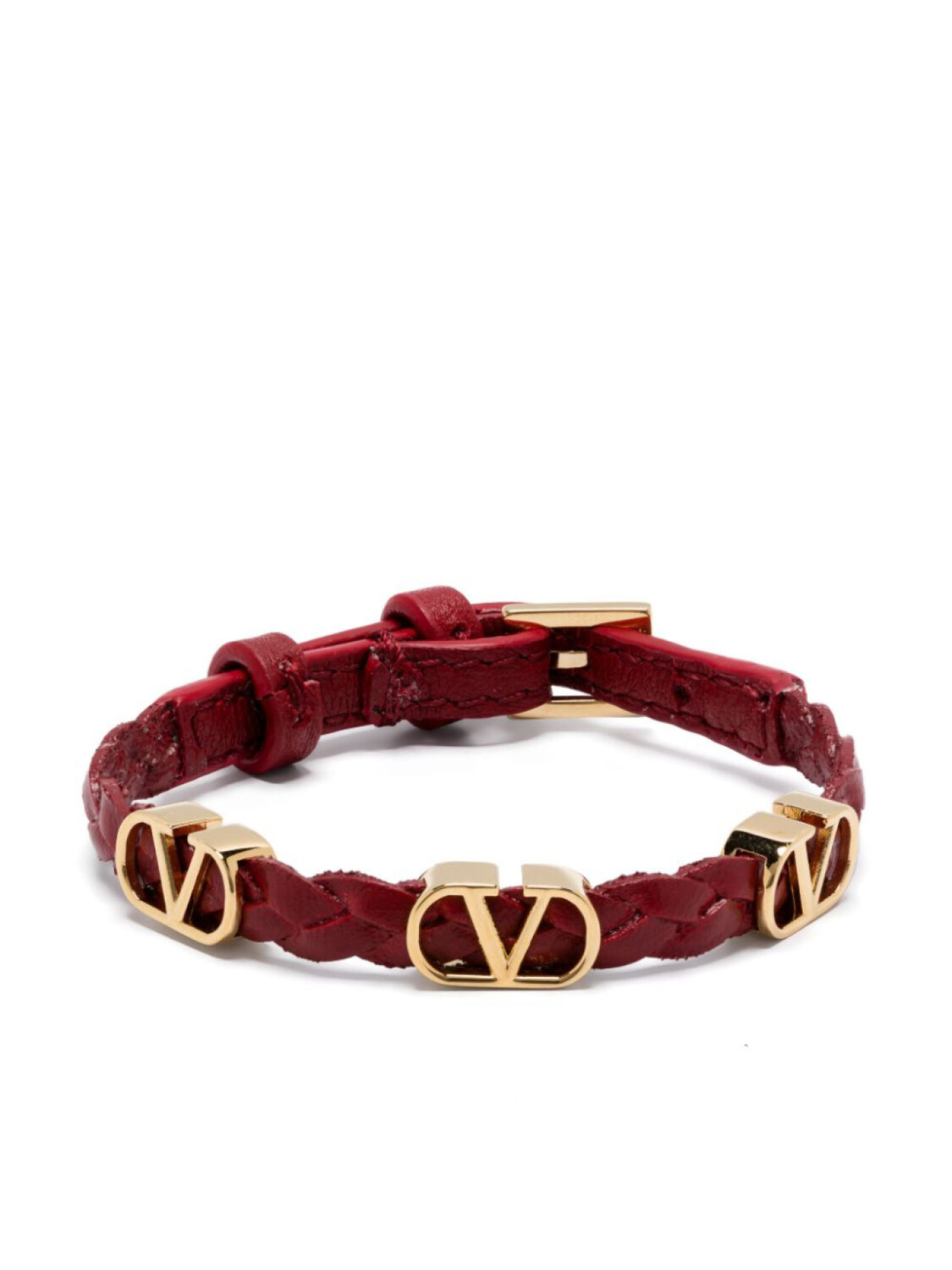 

Valentino Garavani браслет с логотипом VLogo Signature, красный