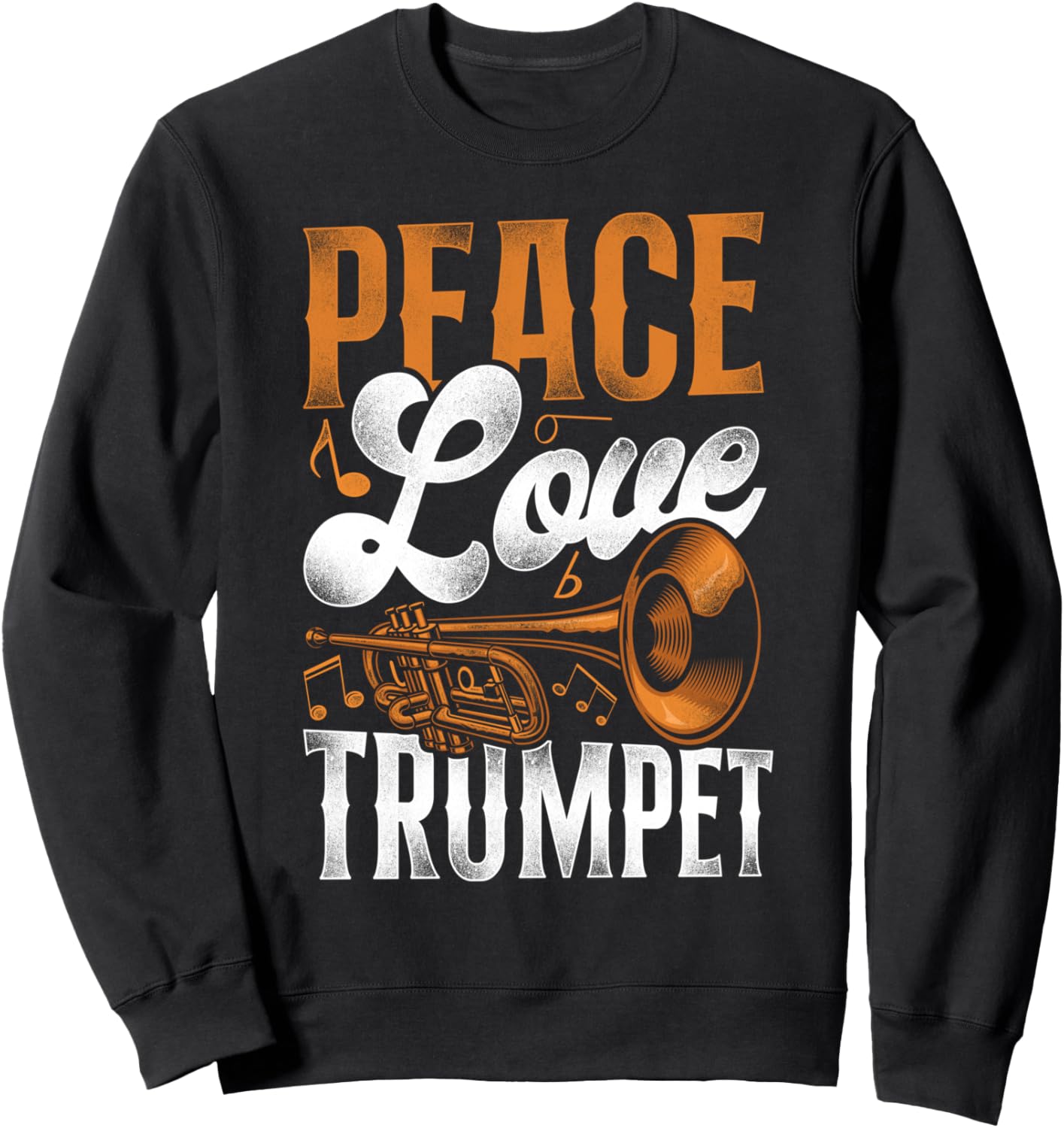 

Винтажная толстовка с изображением девушки-трубачицы, символизирующая мир и любовь Marching Band Jazz Brass Band Trumpeter Hd0, черный