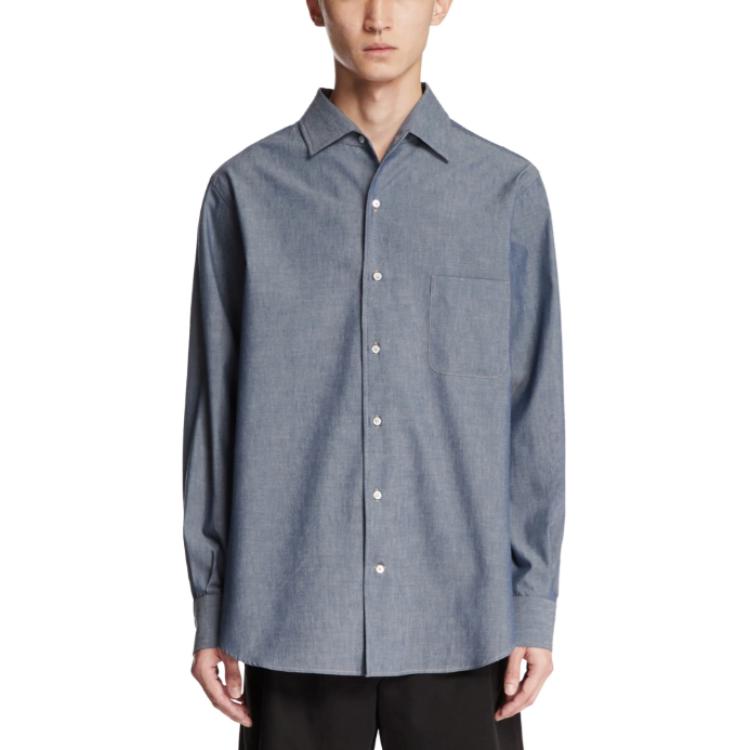 

Loro Piana Рубашка мужская, синий