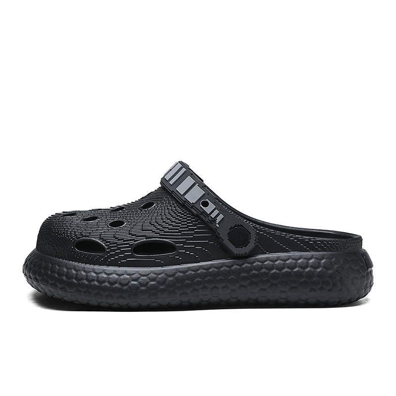 

LONGYING Клоги унисекс черно-серые, цвет Black Gray