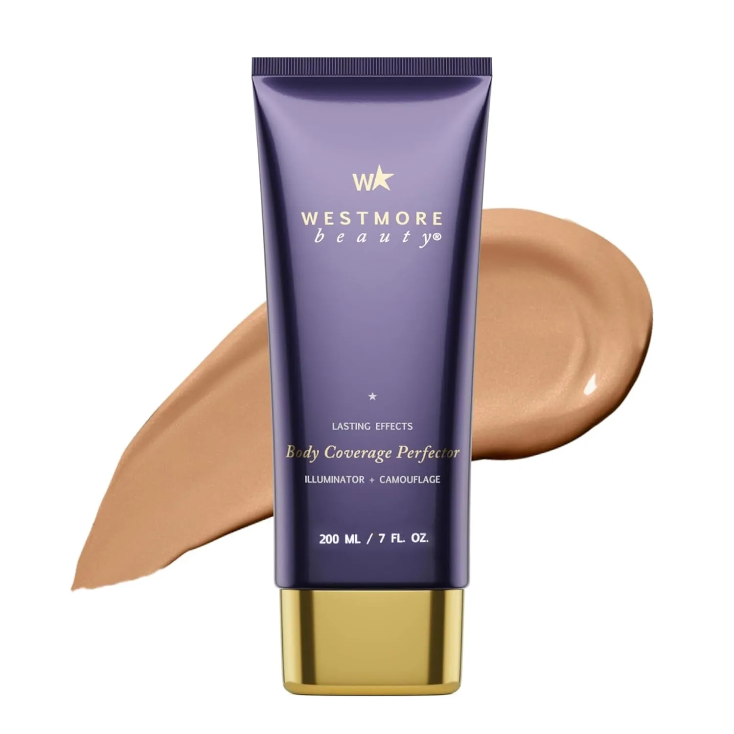 Westmore Beauty Body Coverage Perfector - Водостойкий бронзер/маска для ног и тела для женщин - Лучший маскирующий макияж и консилер для татуировок - 7 унций, естественное сияние, 7 Oz Natural Radiance
