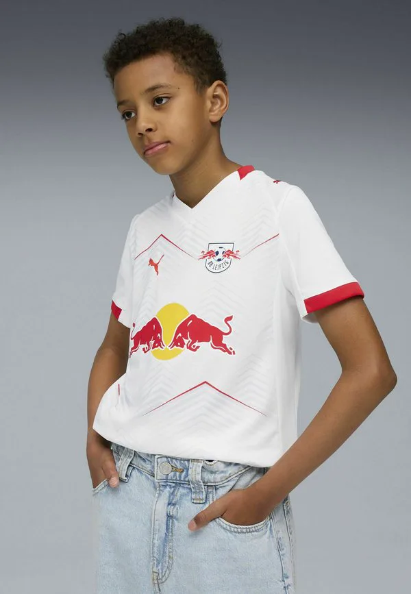 Футболка с принтом rb leipzig 25/26 heimtrikot Puma, White-For All Time Red — фото 4