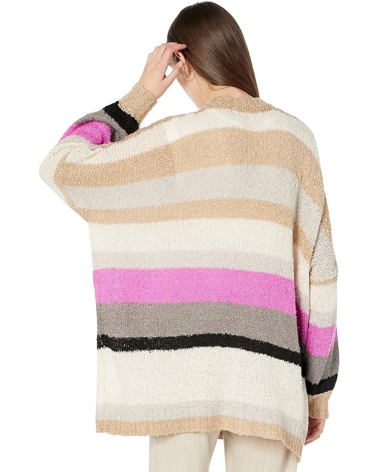 

Свитер Saltwater Luxe Korie Color-Block Long Sleeve Cardi, естественный