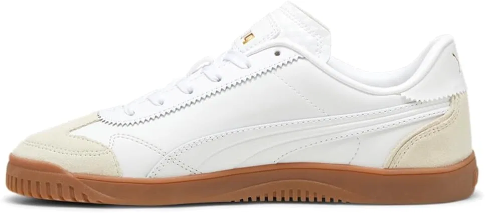 Мужские повседневные кроссовки PUMA Club 5V5 Lux на шнуровке, кремово-белые — фото 3