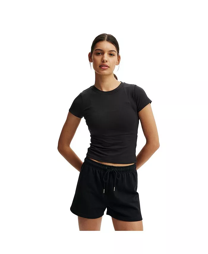 

Женская активная футболка Ultra Soft Fitted COTTON ON, черный