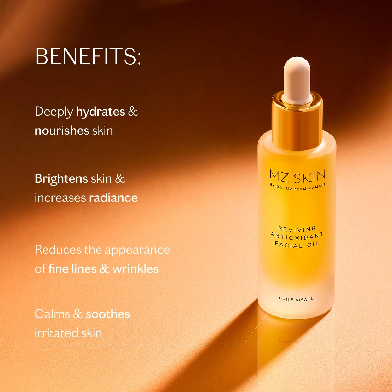 Восстанавливающее антиоксидантное масло для лица MZ SKIN, 35 мл | Богатые омега-кислотами масла семян, экстракт мастикового дерева и фитоканнабиноидный комплекс | Питает, укрепляет и успокаивает кожу Mz Skin By Maryam Zamani Md — фото 2