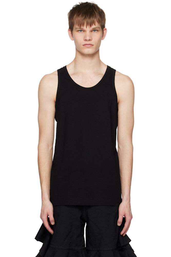 

Черная майка с круглым вырезом Comme des Garçons Shirt